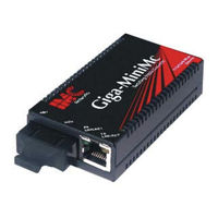 Imc Networks Giga-MiniMc TX Operation Manual