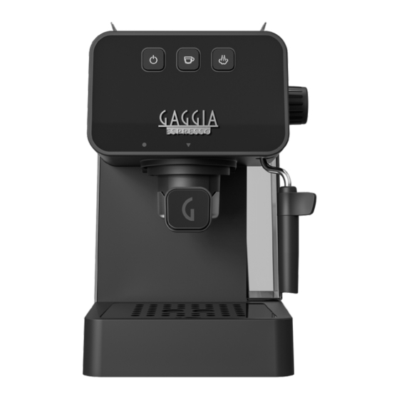 Gaggia Milano ESPRESSO EVOLUTION User Manual