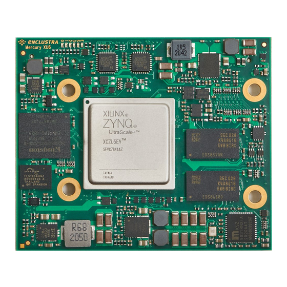 Enclustra Mercury+ XU6 User Manual