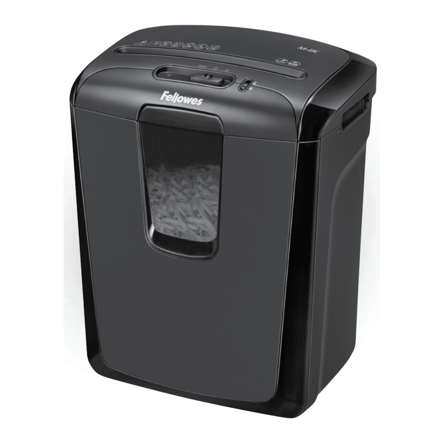 Fellowes Powershred M-8C Manual