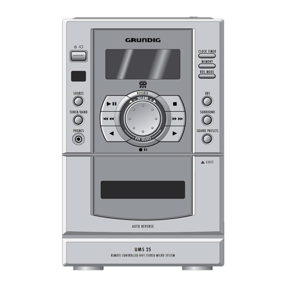 Grundig UMS 25 User Manual