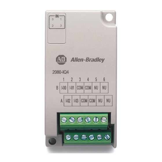 Allen-Bradley 2080-IQ4 User Manual