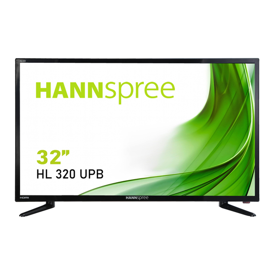 HANNspree HL320UPB User Manual