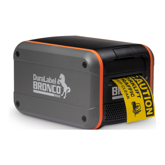 DuraLabel BRONCO MAX User Manual