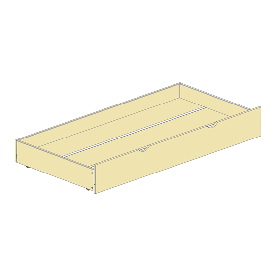 Room to Grow Jubilee Trundle Assembly Instructions Manual