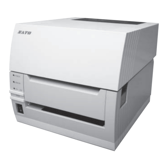 SATO CT4i Series Operator's Manual