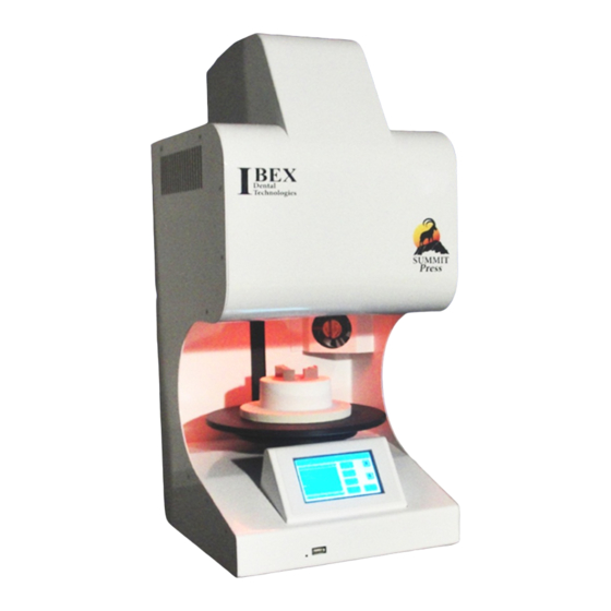 Ibex Dental Technologies SUMMIT Operating Manual
