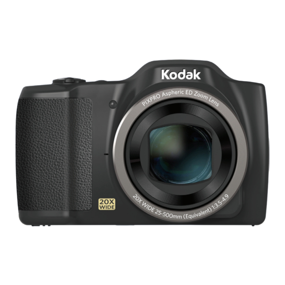 Kodak pixpro fz201 User Manual