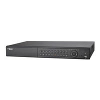 TBK Vision NVR5008 User Manual