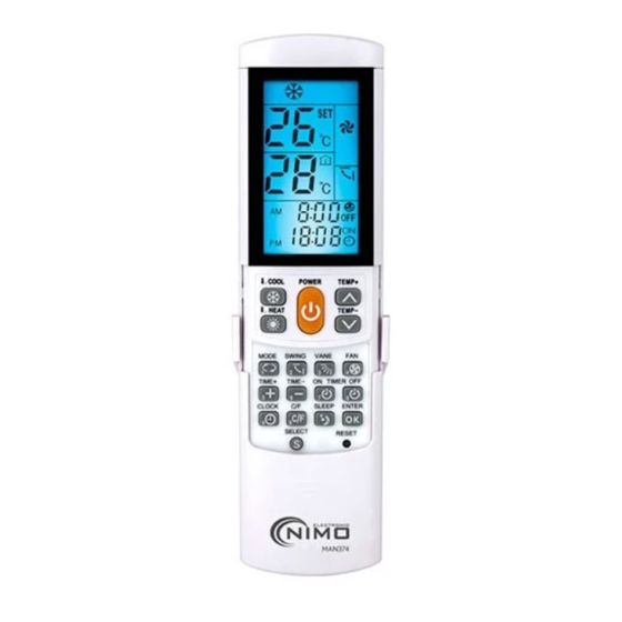 NIMO MAN374 User Manual