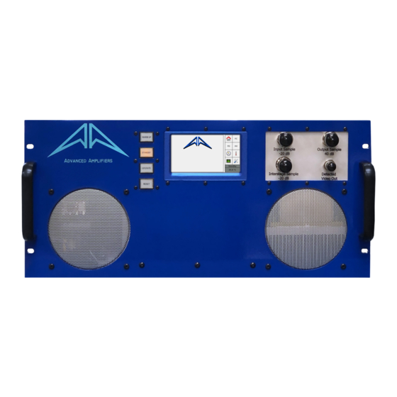 Advanced Amplifiers AA-1218G-3.5KW-PT Manuals