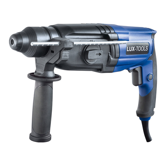 Lux Tools BHA-800 A Manual
