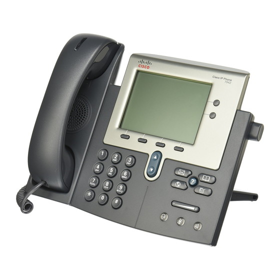 Cisco IP 7942 Series Quick Reference