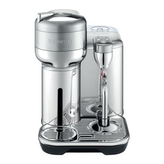 Breville Nespresso Vertuo Creatista BVE850 Safety Manual