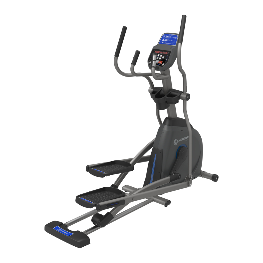 Horizon Fitness EX-59 - Treadmill Manual