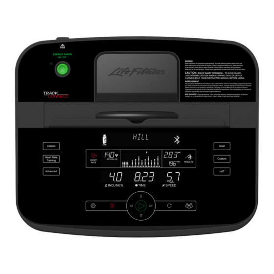 Life Fitness Go Console Owner's Manual