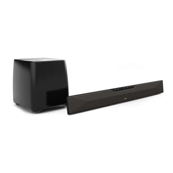 Polk Audio surroundbar 6500sr Instructions Manual
