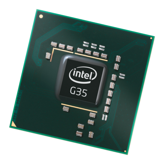 Intel G35 Express Chipset Manuals