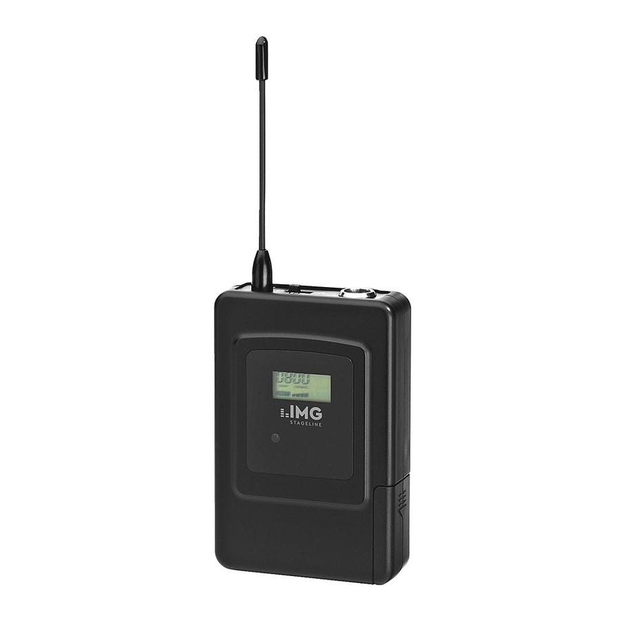 IMG STAGELINE TXS-707HSE Instruction Manual