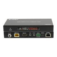 A-Neuvideo ANI-HDR-100 Instruction Manual