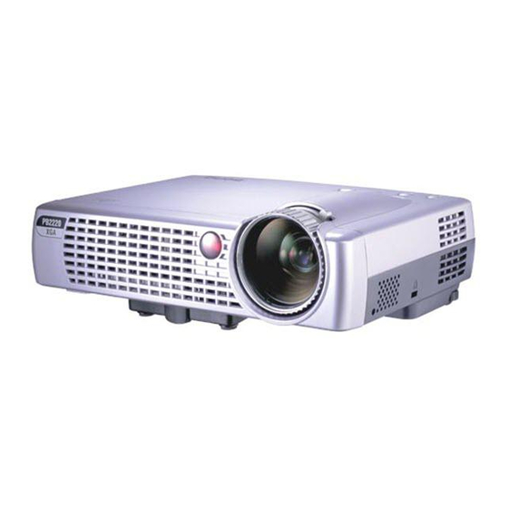 BenQ PB2120 - SVGA DLP Projector User Manual