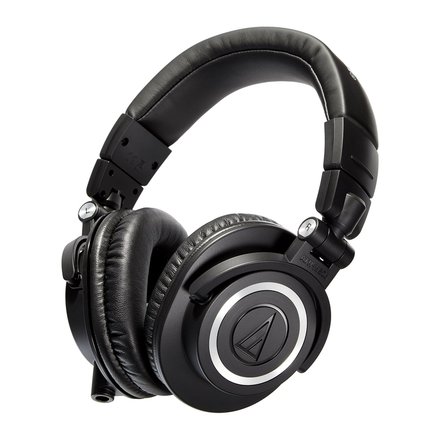 Audio Technica ATH-M50x Instructions