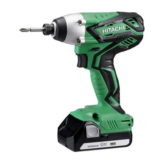 HIKOKI WH 14DJL Handling Instructions Manual