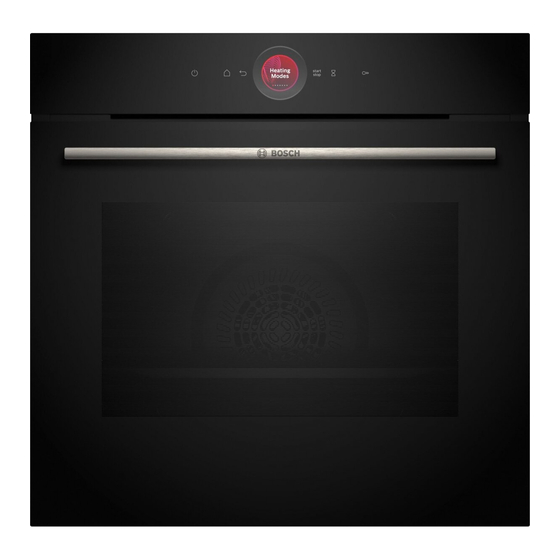 Bosch HBG7721 1 Series Built-in Oven Manuals