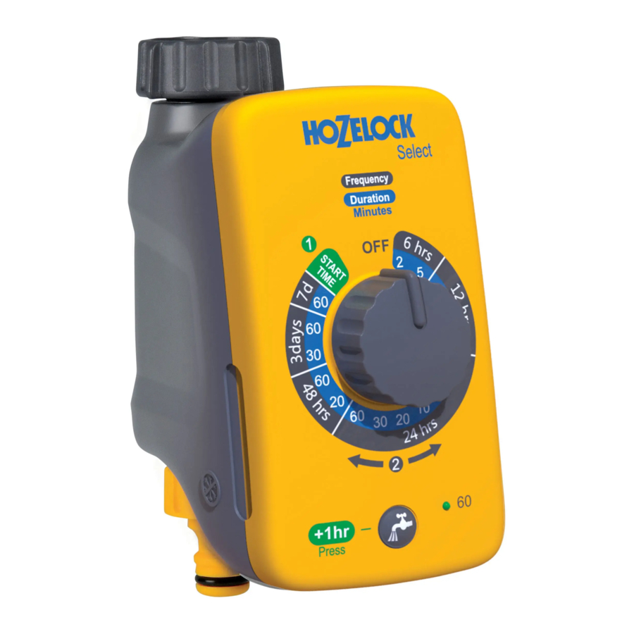 Hozelock Select 2220 Manual