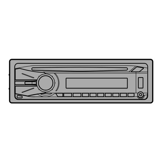 Sony CDX-GT540UI - Cd Receiver Mp3/wma/aac Player Installation/Connections
