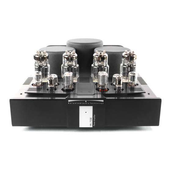 Balanced Audio Technology VK-75SE Owner's Manual