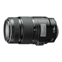 Canon EF 75-300 mm F4-5 Instructions Manual
