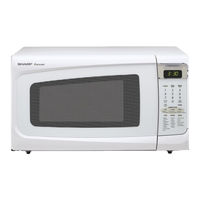 Sharp R410L - 1.4 cu. Ft. Countertop Microwave Oven Operation Manual