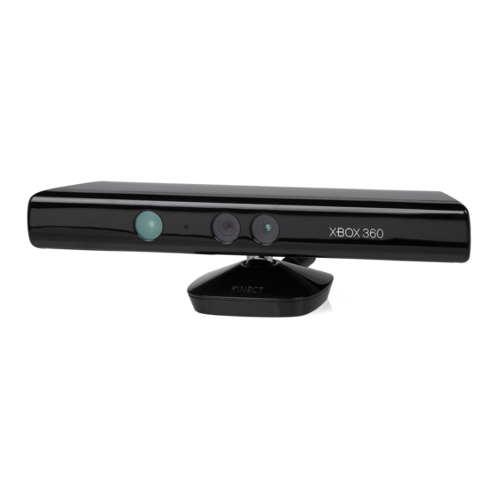 Microsoft Xbox 360 Kinect Sensor Manuals