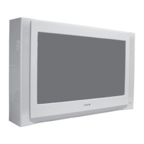 Sony KV-32FX66U Instruction Manual