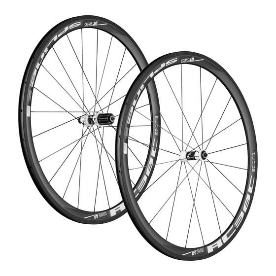 DT SWISS SPLINE ROAD 2015 RC 28 Technical Manual