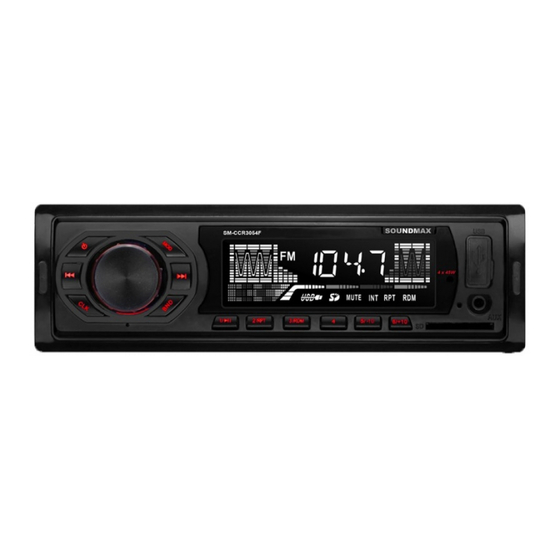 SoundMax SM-CCR3054F Instruction Manual