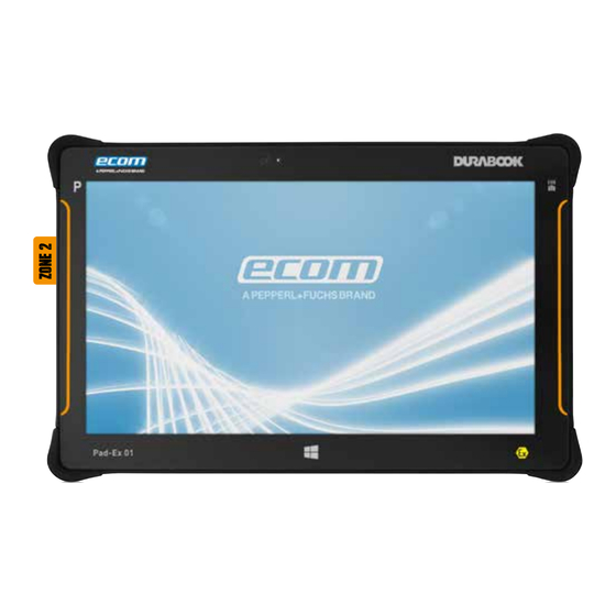 Pepperl+Fuchs ecom Pad-Ex 01 DZ2 User Manual