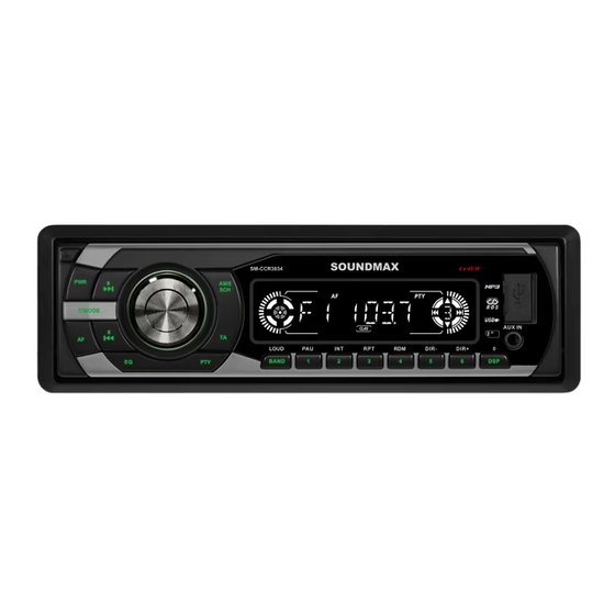 SoundMax SM-CCR3034 Instruction Manual