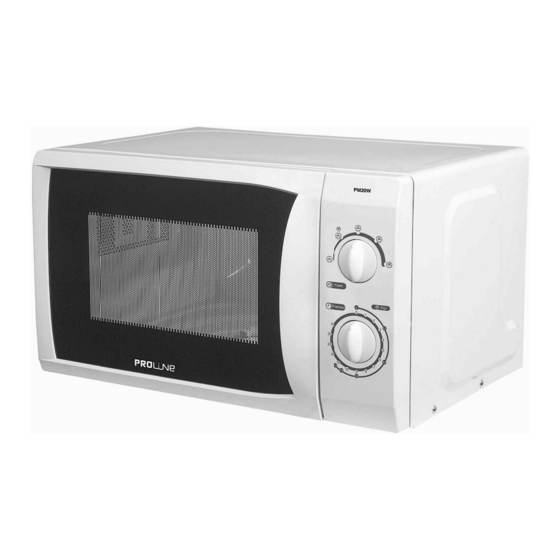 Proline PM20W Operating Instructions Manual