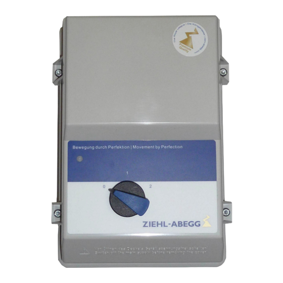 ZIEHL-ABEGG S-ET Series Manuals