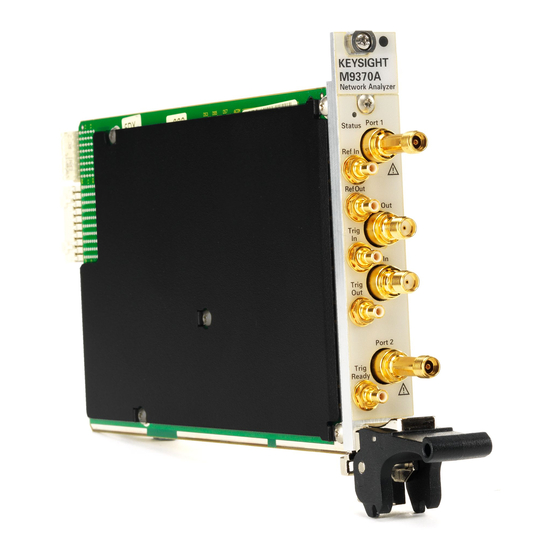 Keysight Technologies M937 A Series Startup Manual