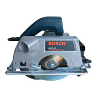 Bosch GKS 66 CE Manual