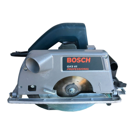 Bosch GKS 55 Manual