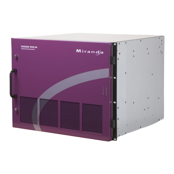 Miranda NV8500 Series Manuals