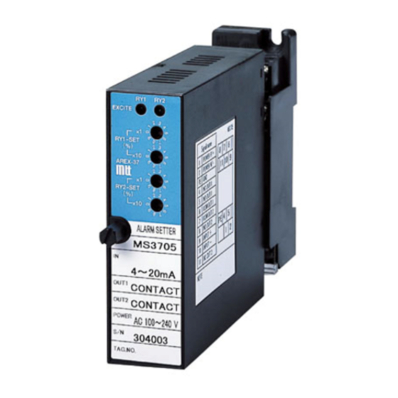 MTT MS3705 User Manual