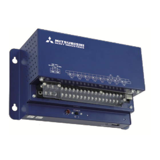 Mitsubishi Heavy Industries Superlink SC-WBGW256 Installation Manual