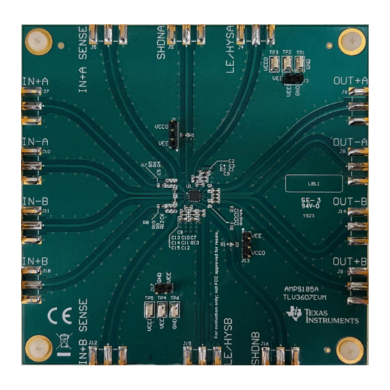 Texas Instruments TLV3607 User Manual