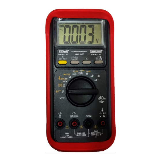 Kusam-meco KM 2807CSE Manuals