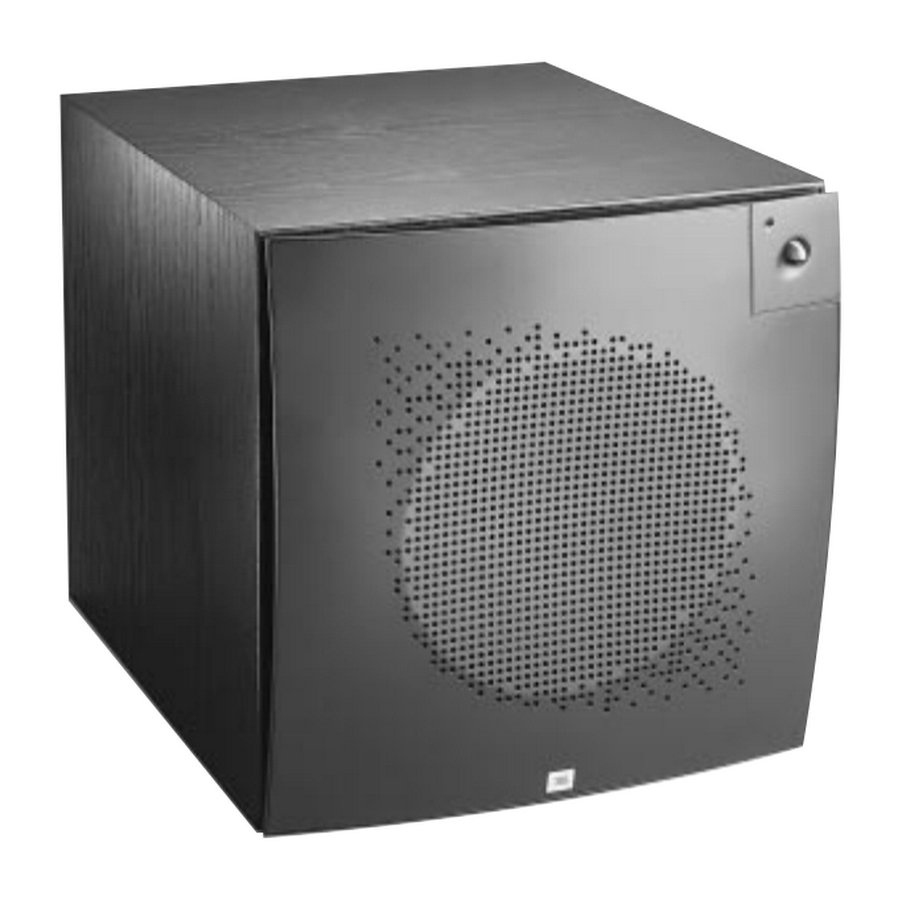 JBL PSW-D110 Service Manual